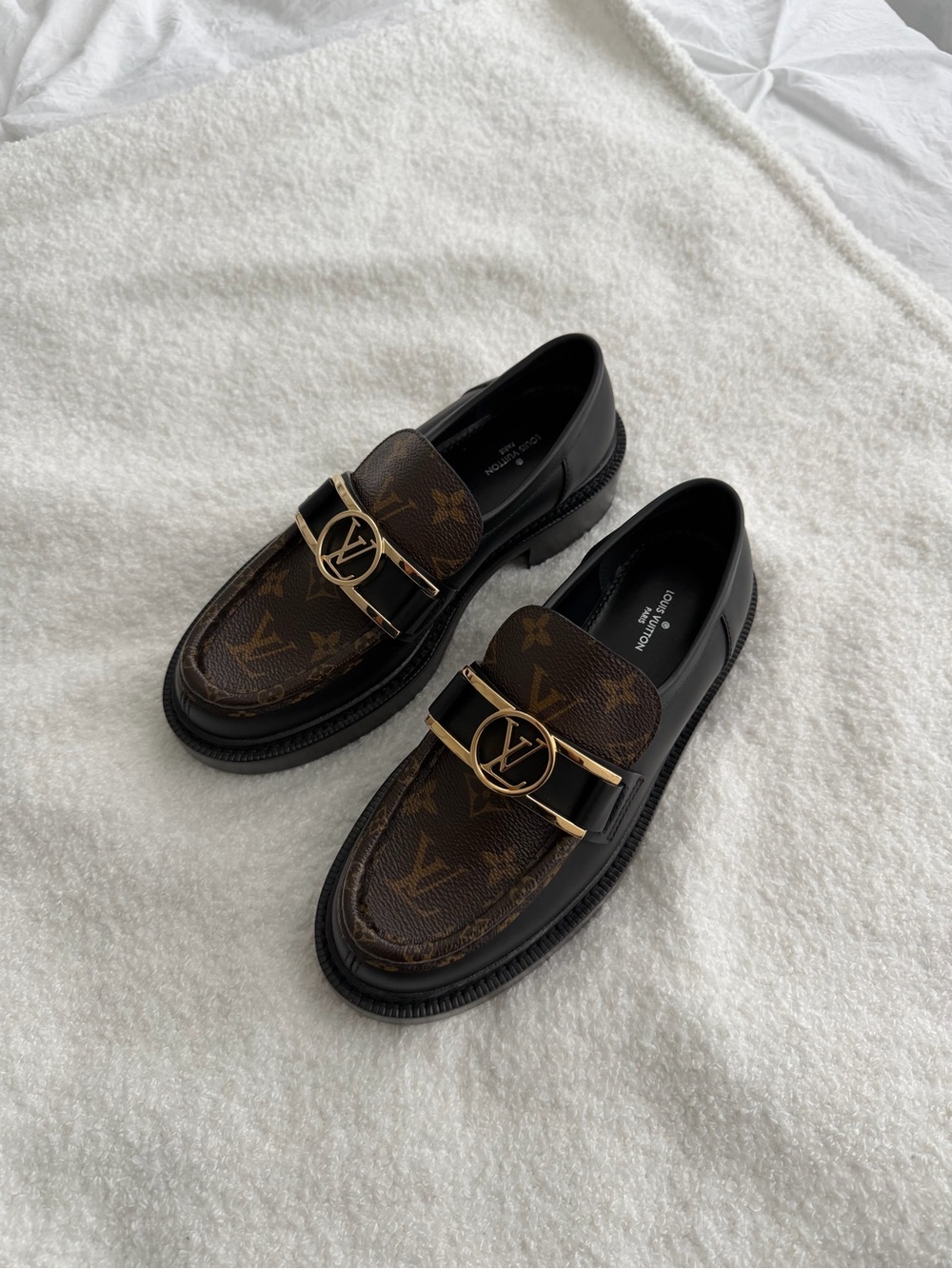 Louis Vuitton Women’s Brown Monogram Leather Academy